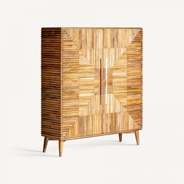 Armoire Plissé Wood Brown – Image 2