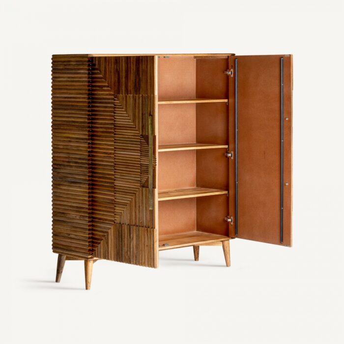 Armoire Plissé Wood Brown – Image 3