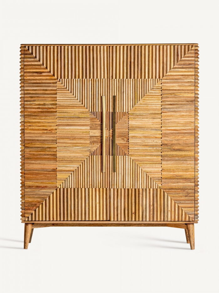 Armoire Plissé Wood Brown Vical