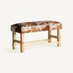 Banc Peau de vache Kenosha – Image 2
