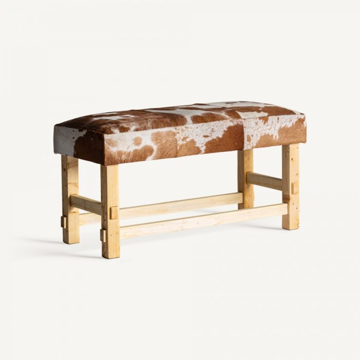 Banc Peau de vache Kenosha – Image 2