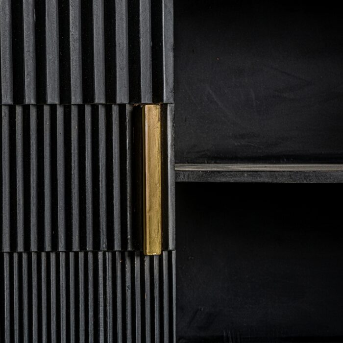 Buffet Plissé Wood Black – Image 5