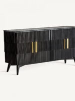 Buffet Plissé Wood Black Vical
