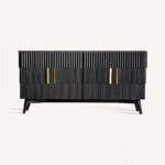 Buffet Plissé Wood Black – Image 6
