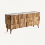 Buffet Plissé Wood Brown – Image 3