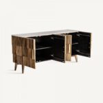 Buffet Plissé Wood Brown – Image 4
