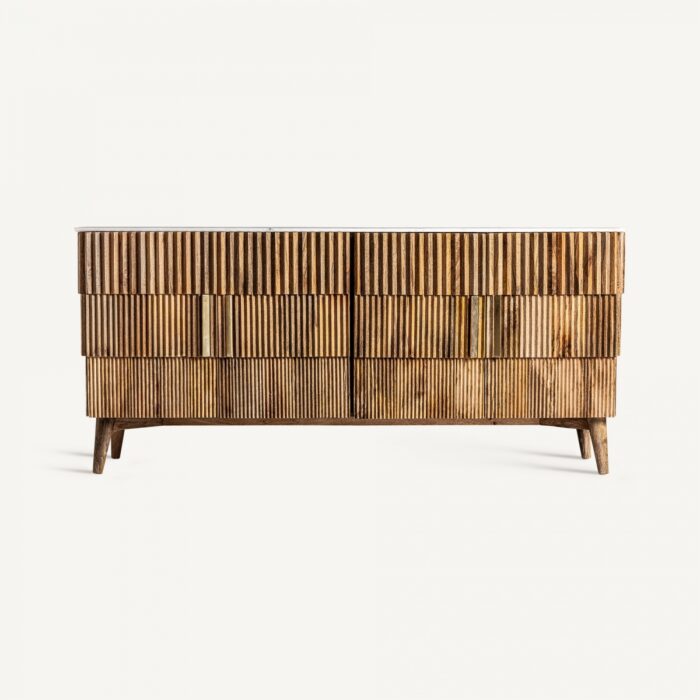 Buffet Plissé Wood Brown Vical