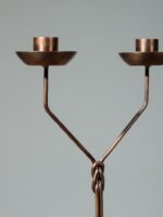Chandelier 2 bougies laiton – Image 4