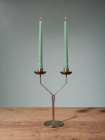 Chandelier 2 bougies laiton Chehoma