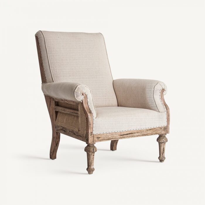 Fauteuil campagne chic Gore haut – Image 2