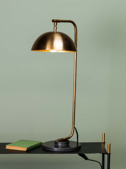 Lampe de bureau Very laiton et pied marbre Chehoma