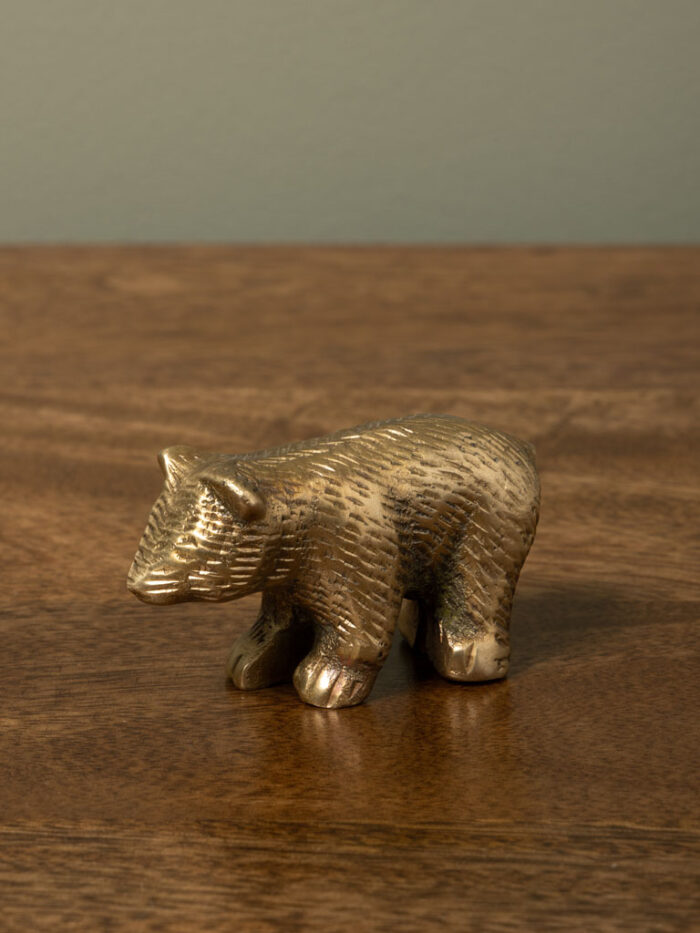 Mini Ours en laiton Chehoma – Image 1