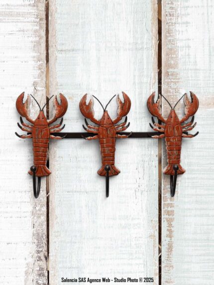 Petit porte-manteau Homards Chehoma