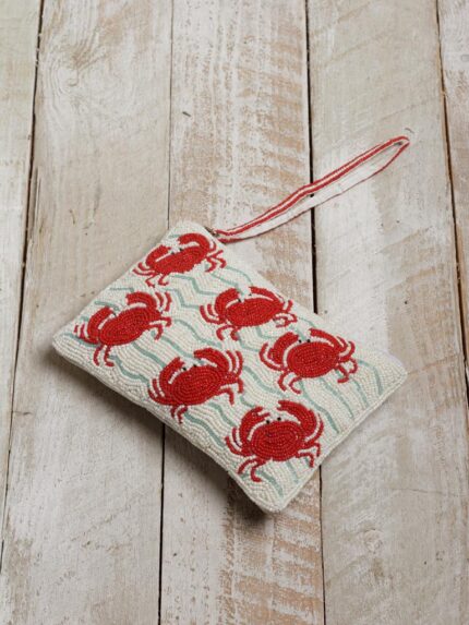 Pochette crabes en perles Chehoma