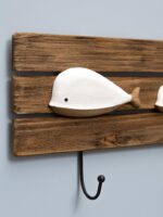 Porte-manteau baleines blanches Chehoma – Image 2