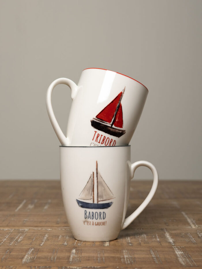 Set de 2 mugs Babord-Tribord Carouge Chehoma – Image 1