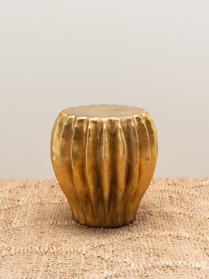 Table d'appoint dorée Cactus Chehoma
