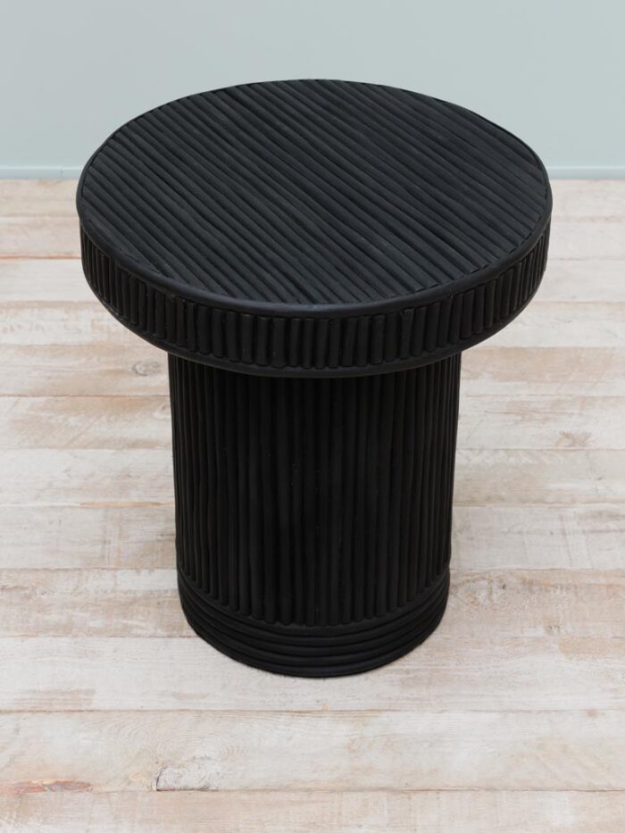 Table d'appoint noire Barbade – Image 2