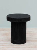 Table d'appoint noire Barbade Chehoma
