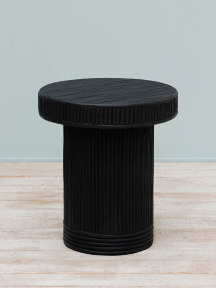 Table d'appoint noire Barbade Chehoma