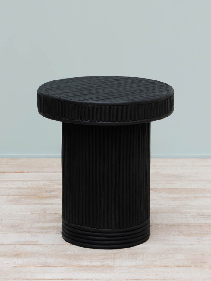 Table d'appoint noire Barbade Chehoma