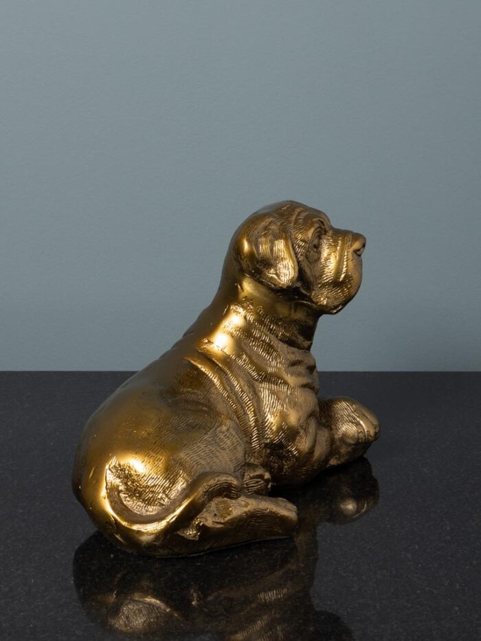 Chien couché doré – Image 3