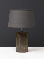 Lampe à poser dorée Art-Deco Chehoma