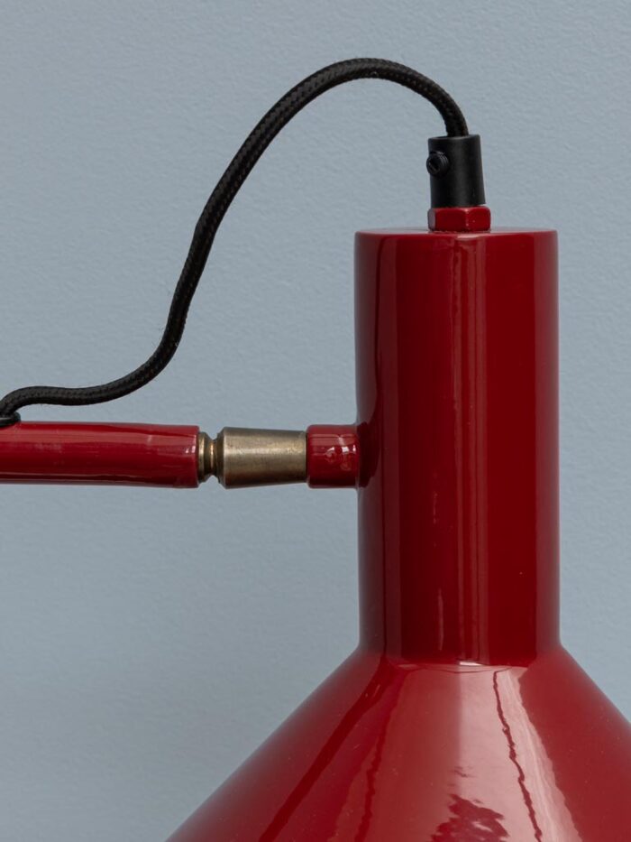 Lampe de bureau rouge Baltimore – Image 3