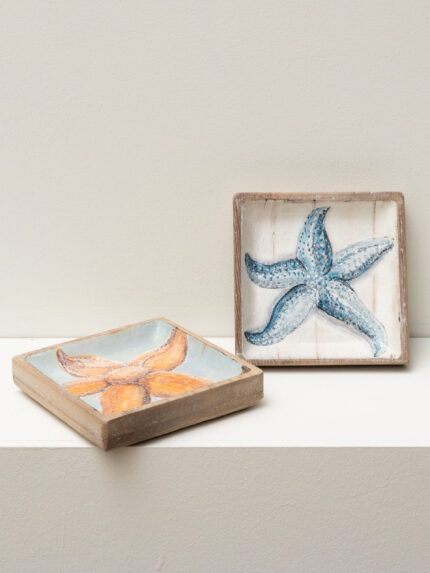 Set 2 vide-poche Etoiles de mer D Belin