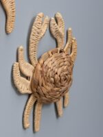 Set de 2 crabes en rotin et jacinthe d'eau – Image 2