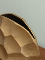Vase carapace de tortue dorée pour fleurs séchées – Image 3
