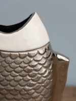 Vase poisson émail pour fleur séchées – Image 3