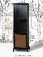 Armoire verre strié Malcolm Chehoma