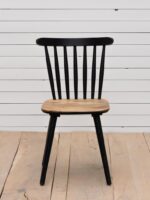Chaise noire Paulin – Image 2