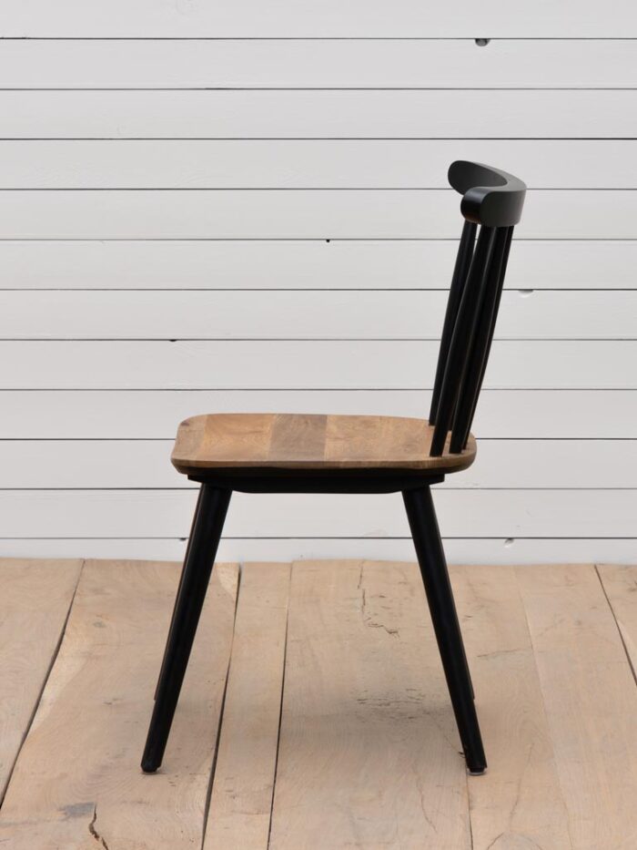 Chaise noire Paulin – Image 4