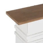 Cheminée porté blanc Anatole – Image 4