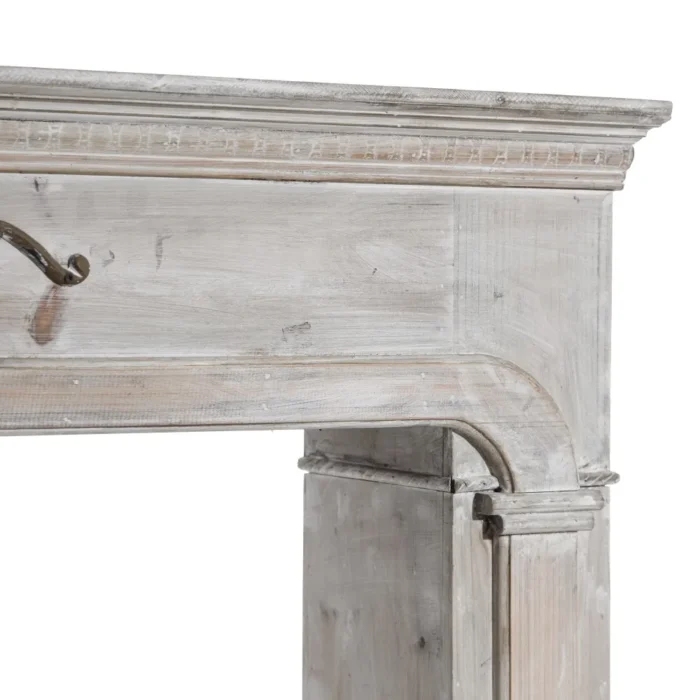 Cheminée porté blanc Olivera – Image 3