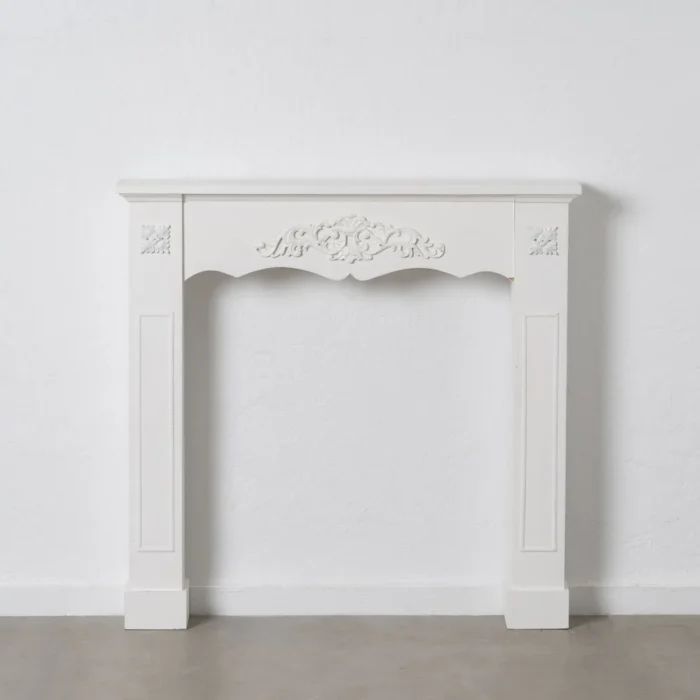 Cheminée porté blanc Silvera – Image 2