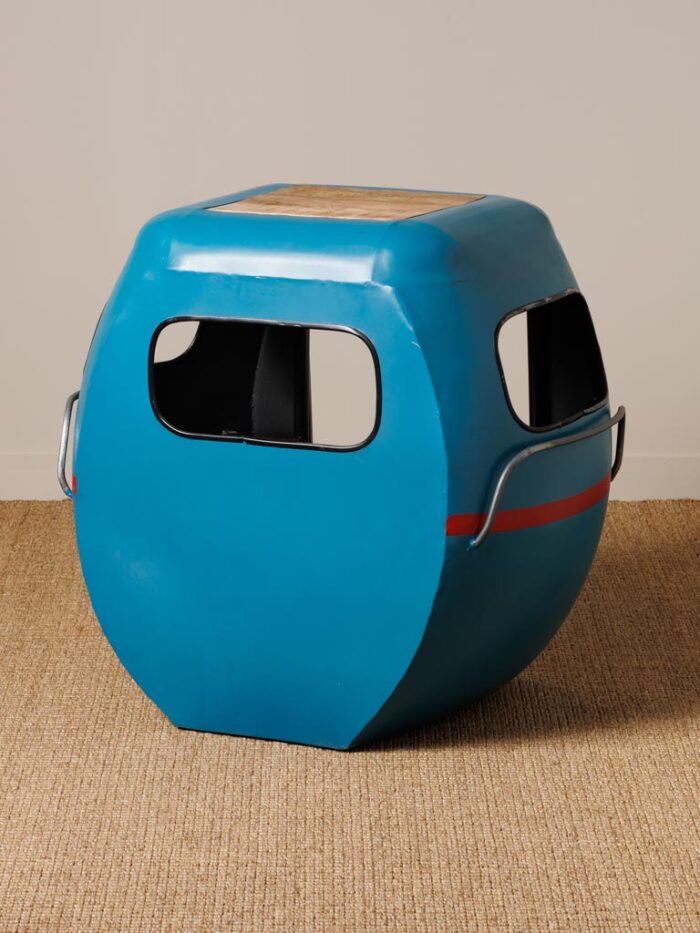 Chevet téléphérique bleu – Image 3