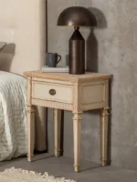 Chevet Tréport pin beige Ixia