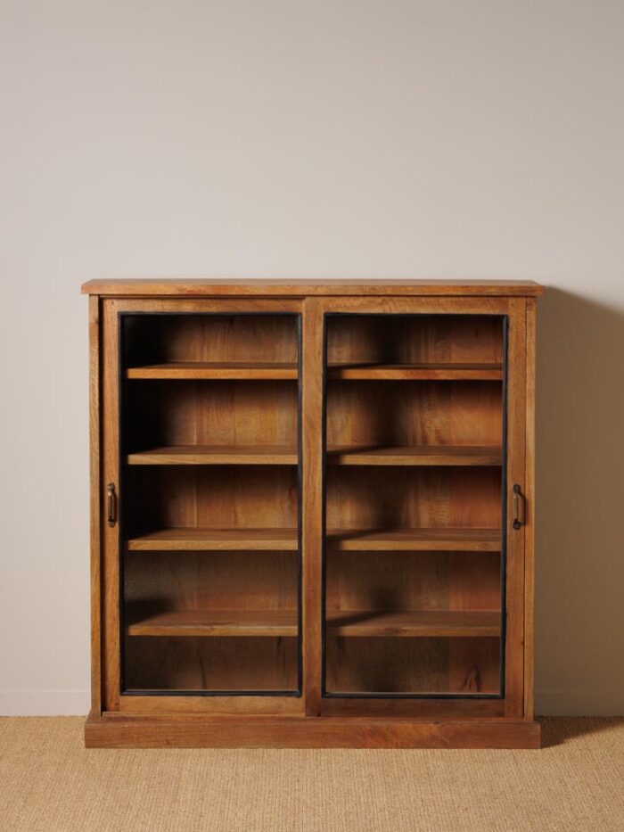 Etagère basse portes coulissantes Emile Chehoma