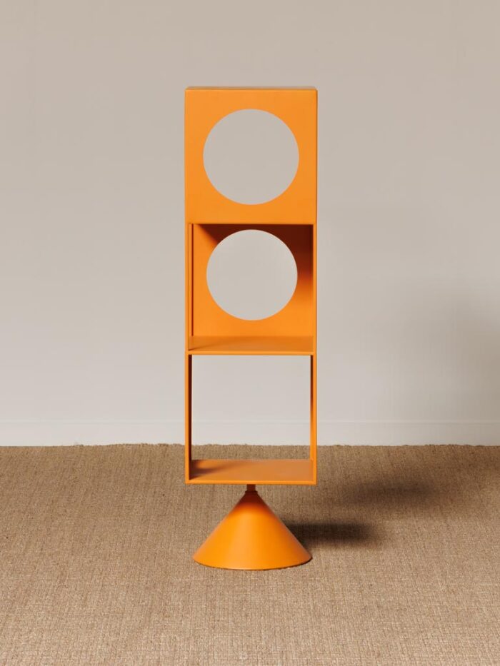 Étagère pivotante orange Billie – Image 2