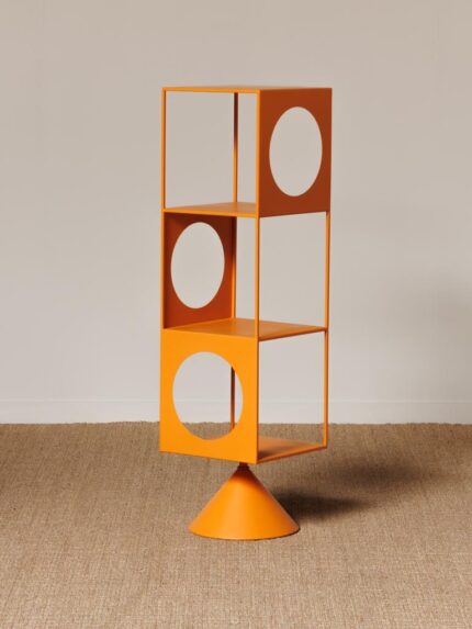 Étagère pivotante orange Billie Chehoma