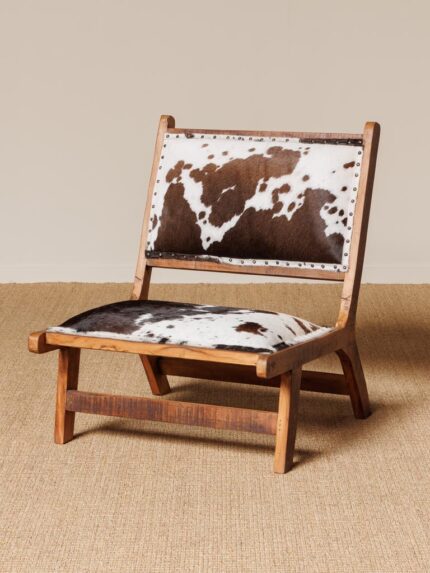 Fauteuil Cheyenne peau de vache Chehoma