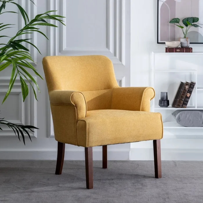 Fauteuil Kristo moutarde – Image 2
