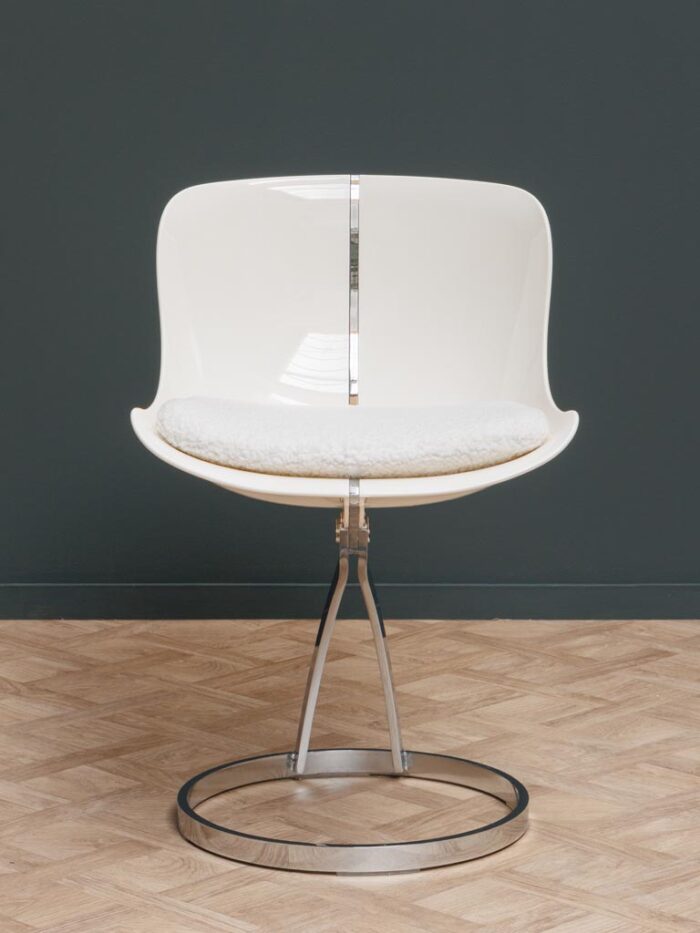 Fauteuil Moonraker coussin blanc – Image 2
