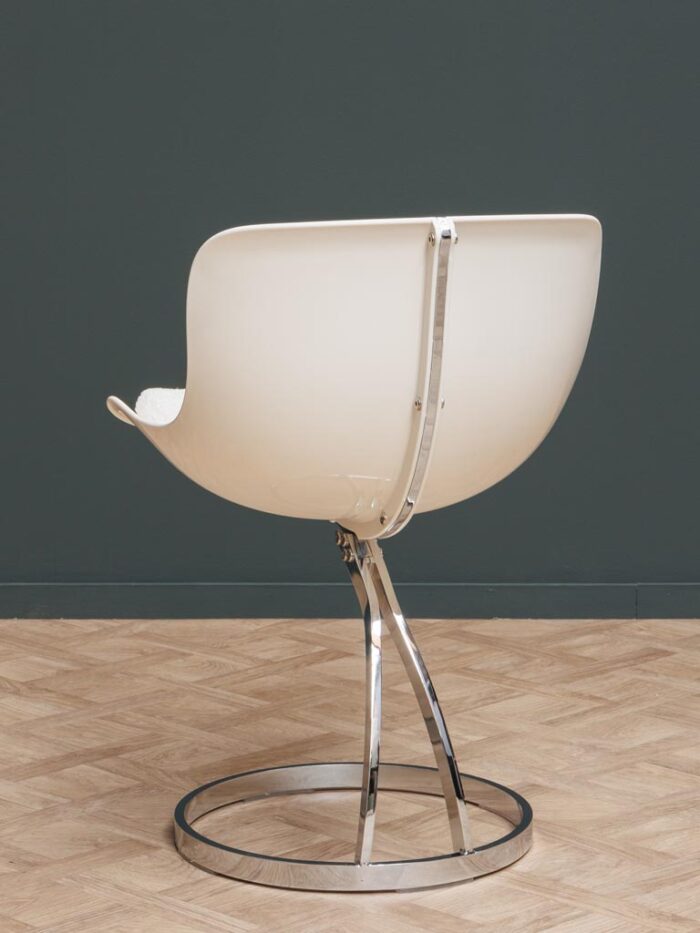 Fauteuil Moonraker coussin blanc – Image 4