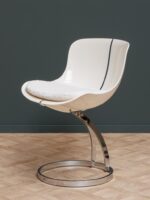 Fauteuil Moonraker coussin blanc Chehoma