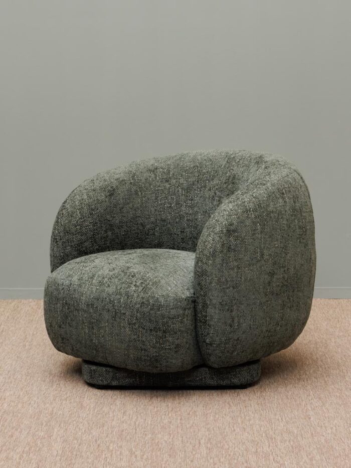 Fauteuil roratif vert Moeraki Chehoma