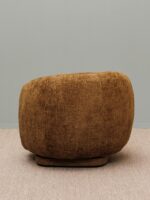 Fauteuil rotatif marron Moeraki – Image 4